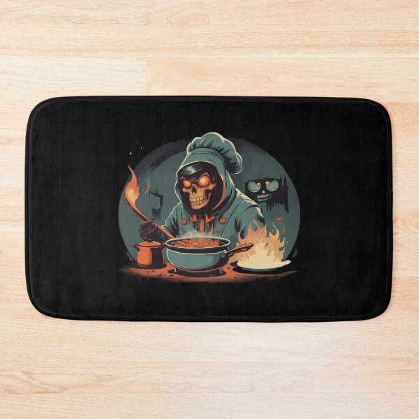 Item preview, scary chef skull designed and sold by asmaa gamal.