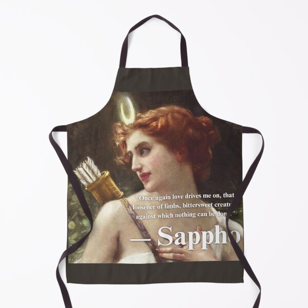 Item preview, Sappho coquette  love quote and artemis  designed and sold by sapphicandwilde.
