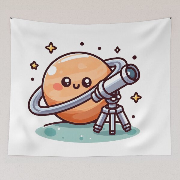Item preview, Kawaii Planet: A Telescope designed and sold by CanvasCutie.