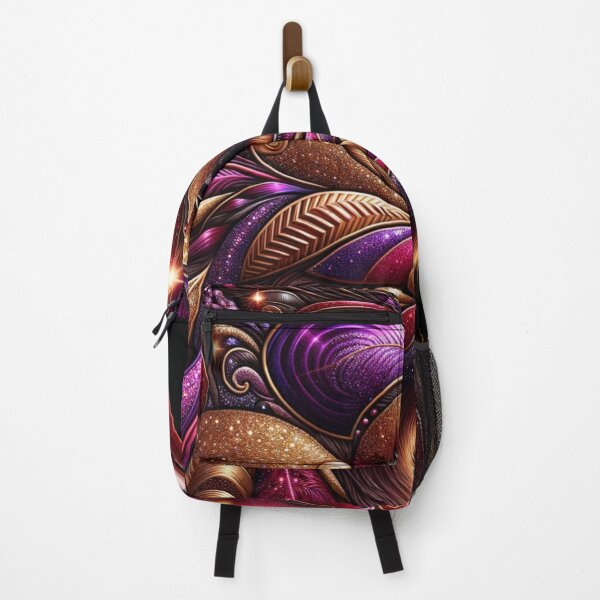 Aperçu de l'œuvre Oiseau Kiwi orné de bijoux rose magenta violet créée et vendue par Traci Coxhead.