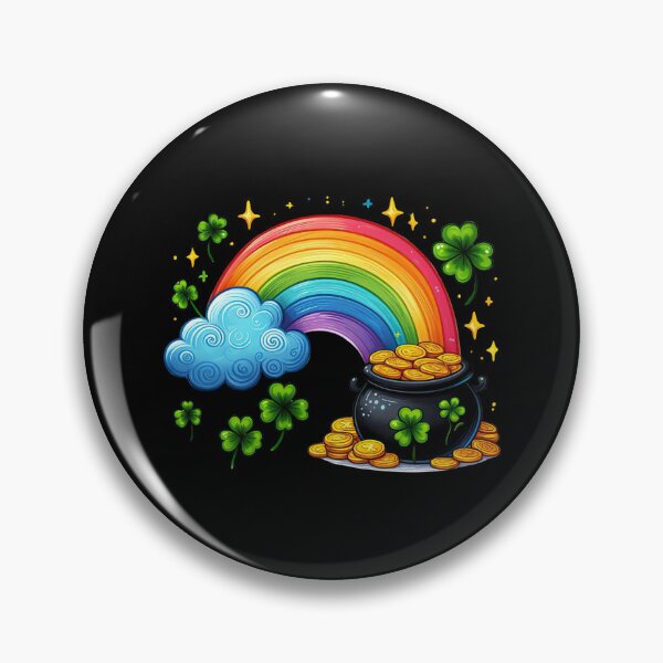 Item preview, Rainbow and Pot of Gold Saint Patricks Day designed and sold by EXON-Publishing.