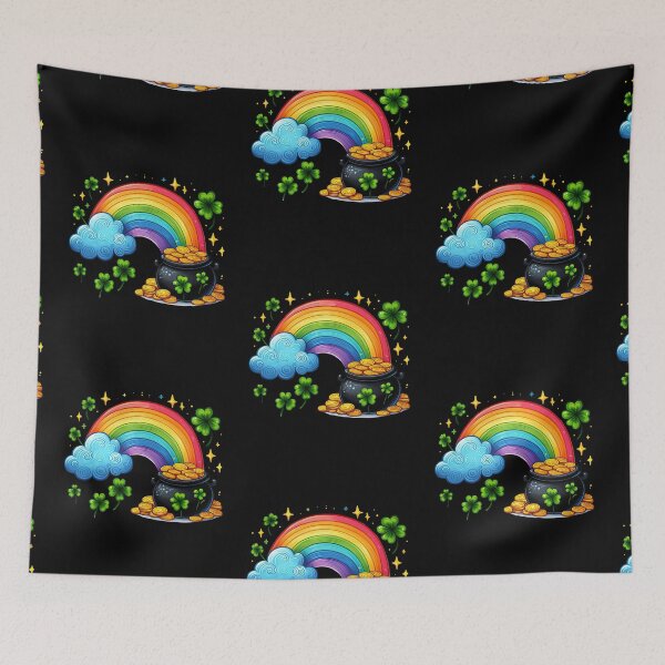Item preview, Rainbow and Pot of Gold Saint Patricks Day designed and sold by EXON-Publishing.
