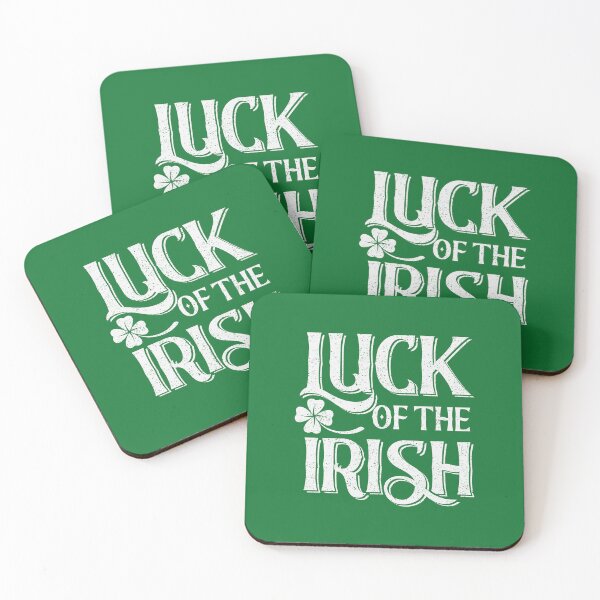 Item preview, Saint Patrick Luck of the Irish White Vintage designed and sold by wolfkin-design.