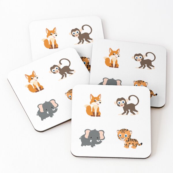 Item preview, small and adorable wild animals designed and sold by huape.