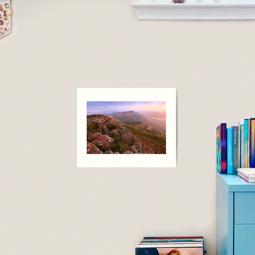 Redmans Bluff from Mt William, Grampians, Australia Art Print
