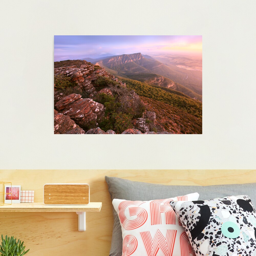 Redmans Bluff from Mt William, Grampians, Australia Photographic Print