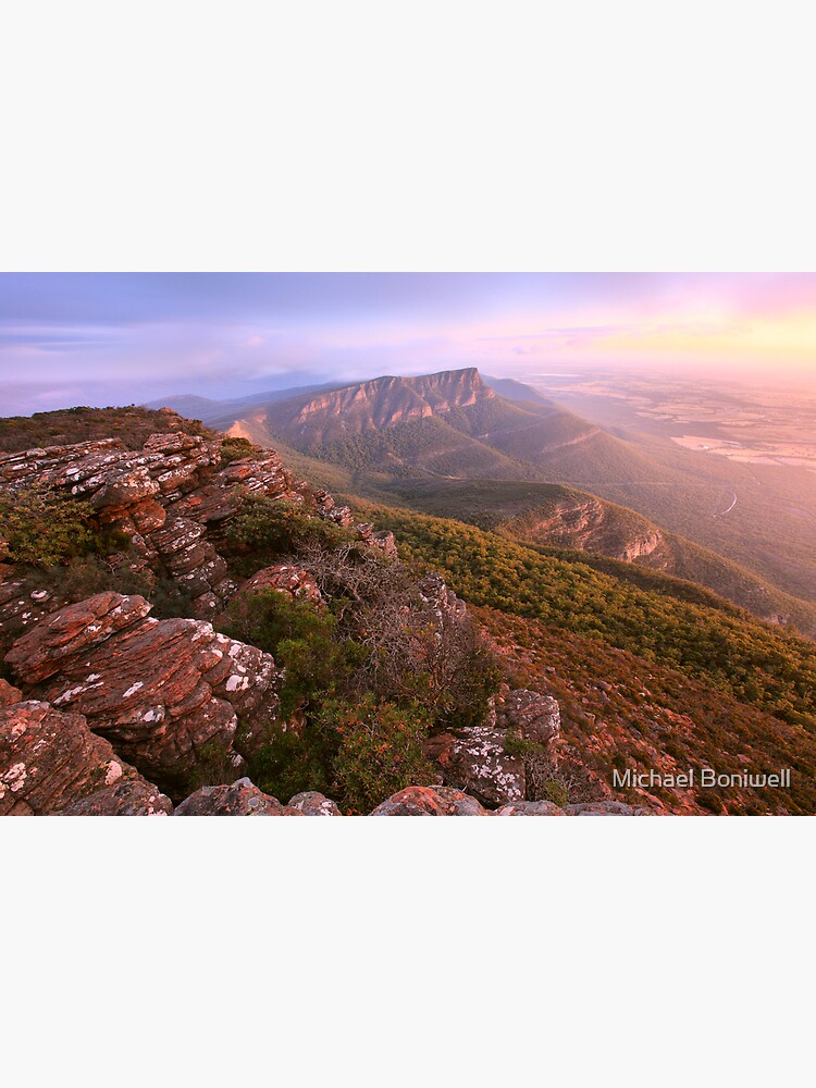 Redmans Bluff from Mt William, Grampians, Australia by Chockstone