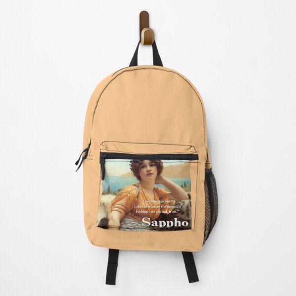 Item preview, Sappho dark academia coquette quote art designed and sold by sapphicandwilde.