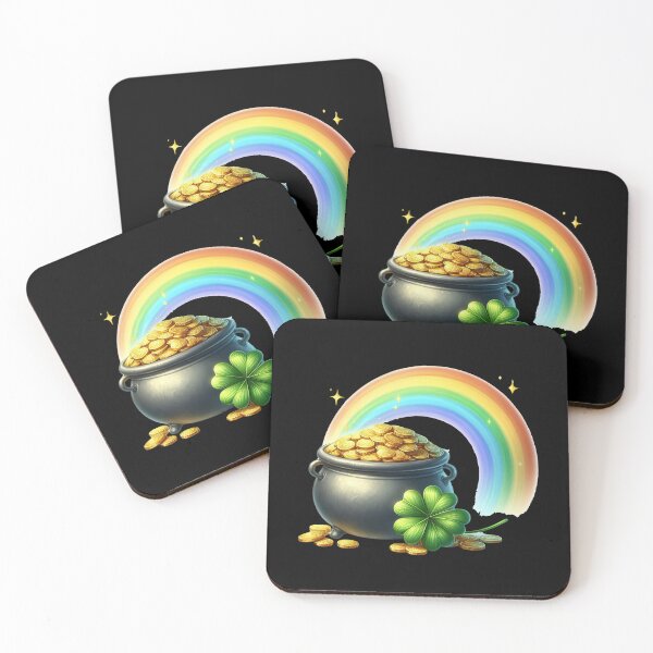 Item preview, Rainbow and Pot of Gold Saint Patricks Day designed and sold by EXON-Publishing.