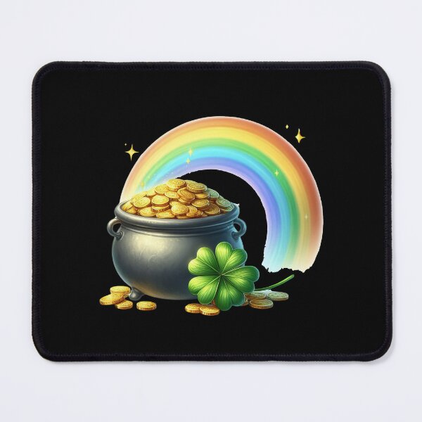 Item preview, Rainbow and Pot of Gold Saint Patricks Day designed and sold by EXON-Publishing.