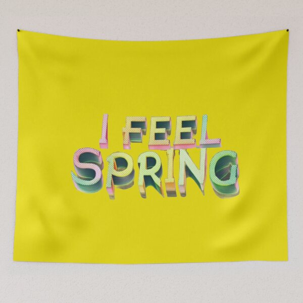 Item preview, Spring text 'I feel spring' designed and sold by Tomasz  Siennicki.