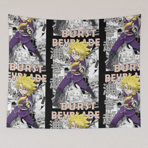 Item preview, Wakiya Murasaki Beyblade Burst Manga Backdrop Design designed and sold by Wafusaurus.