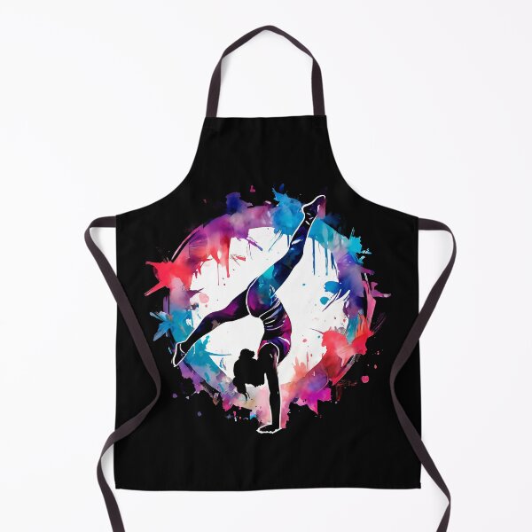 Item preview, Colorful Watercolor Gymnastics Girl Handstand With Splits designed and sold by anyasevchenko.