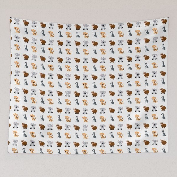Item preview, cute wild animals to accompany you during your day designed and sold by huape.