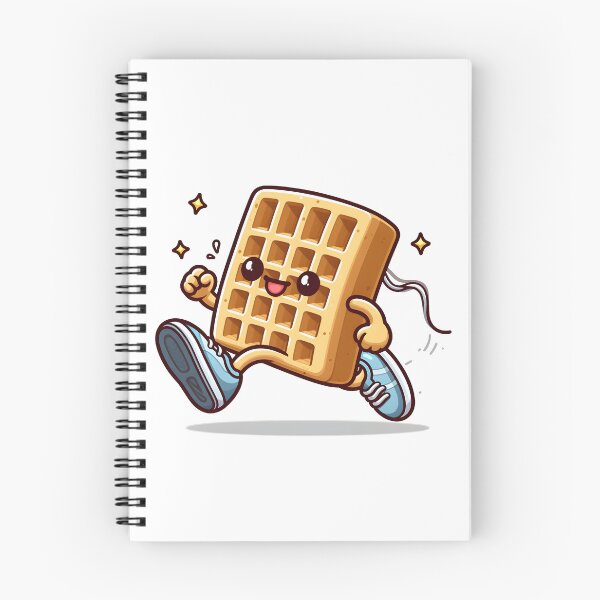Item preview, Kawaii Waffle With Sneakers designed and sold by CanvasCutie.