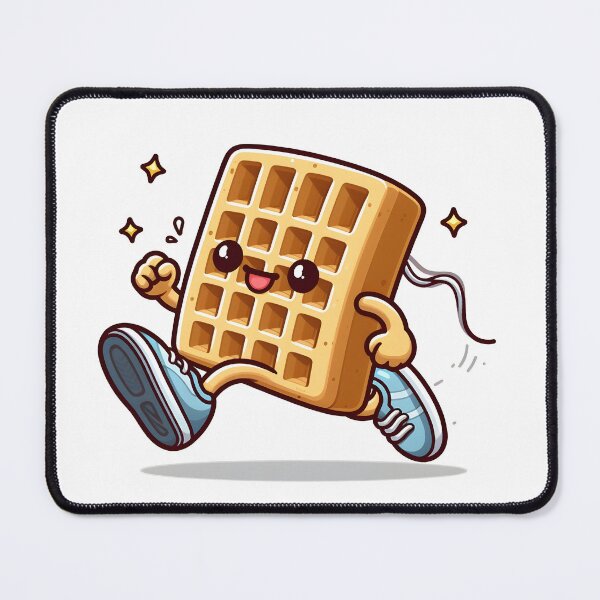 Item preview, Kawaii Waffle With Sneakers designed and sold by CanvasCutie.