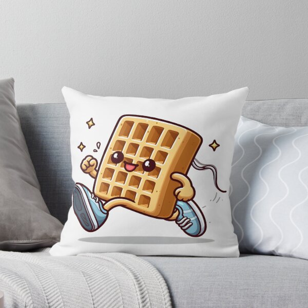 Item preview, Kawaii Waffle With Sneakers designed and sold by CanvasCutie.