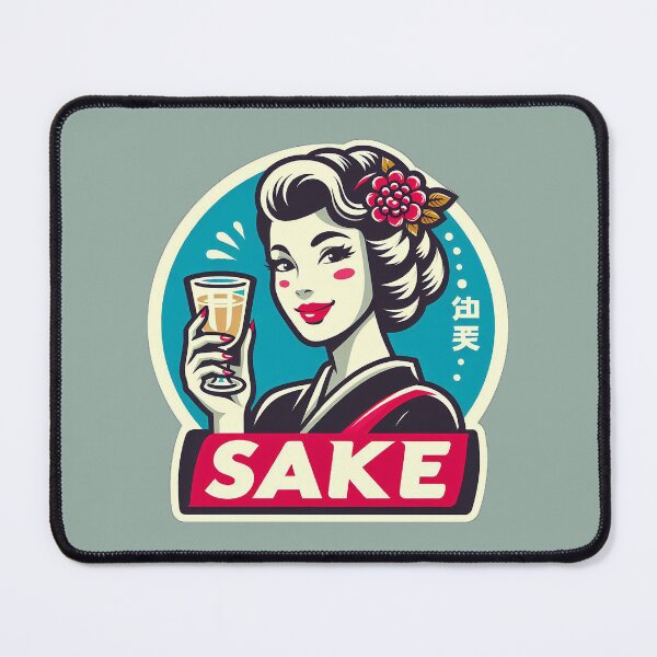 Artikelvorschau, Retro Beverage - Sake entworfen und verkauft von MugshotsAndMore.