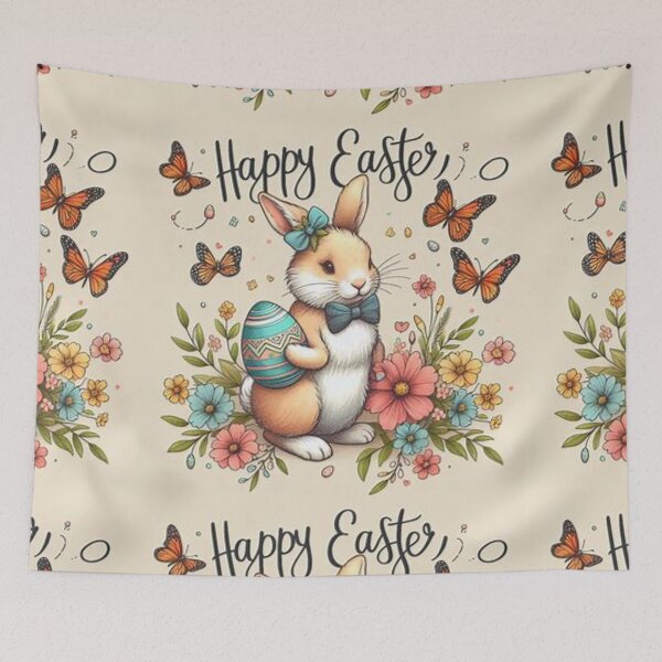 Item preview, Happy Easter Rabbit  designed and sold by Hadebest-Design.