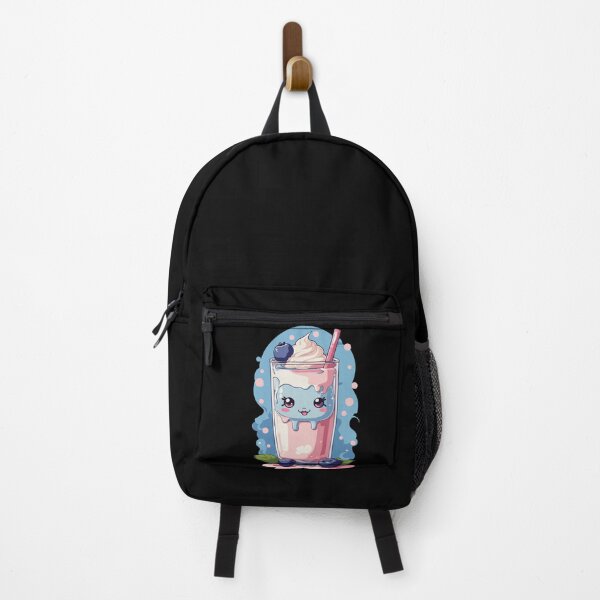 Item preview, Blueberries Kawaii Anime Milkshake Fun designed and sold by LuminOrb.