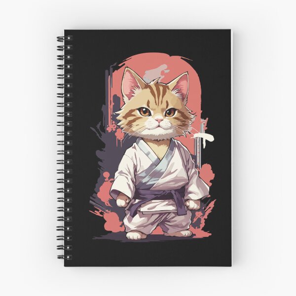 Item preview, Martial Arts Cat Karate Funny Self Defense designed and sold by LuminOrb.
