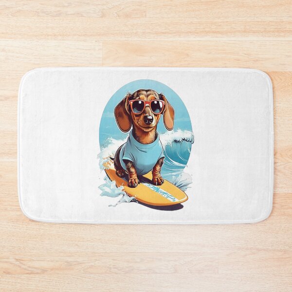 Item preview, Surfing Dachshund designed and sold by likbatonboot.