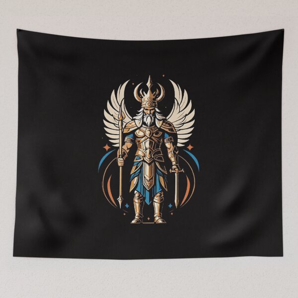 Item preview, Enlil: The Majestic Warrior of the Ancient Realm designed and sold by HOMEDESIGNPRINT.