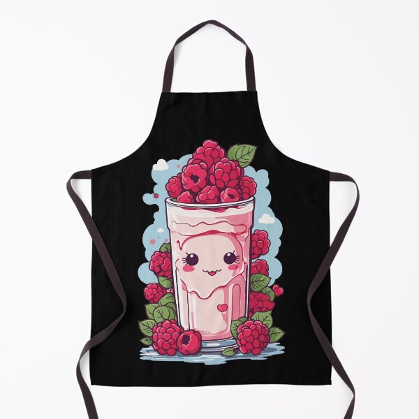 Item preview, Raspberries Cute Milkshake Kawaii Anime Fun designed and sold by LuminOrb.