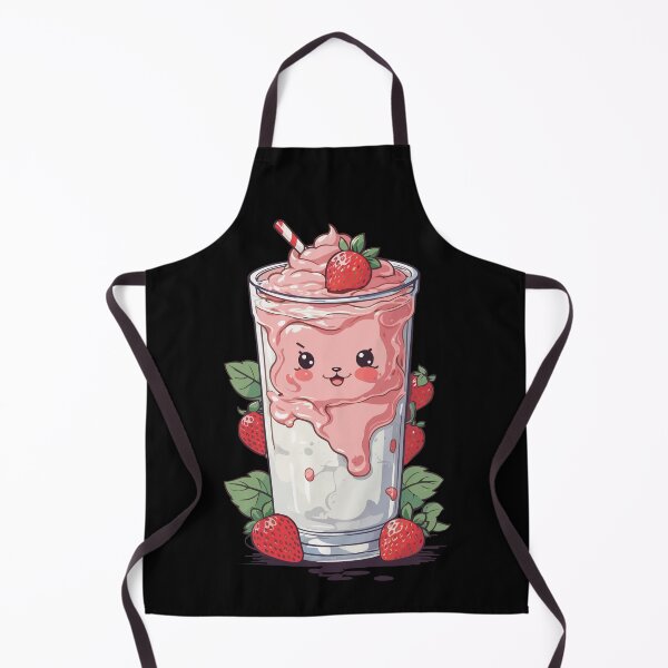 Item preview, Strawberries Cute Milkshake Kawaii Fun designed and sold by LuminOrb.