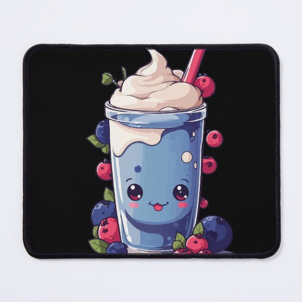 Item preview, Berries milkshake fun kawaii anime design designed and sold by LuminOrb.