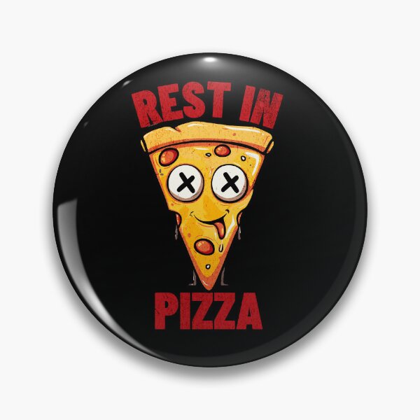 Item preview, Rest In Pizza designed and sold by PeelZinc.
