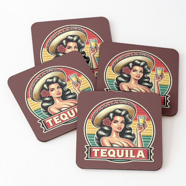 Artikelvorschau, Retro Beverage - Tequila entworfen und verkauft von MugshotsAndMore.
