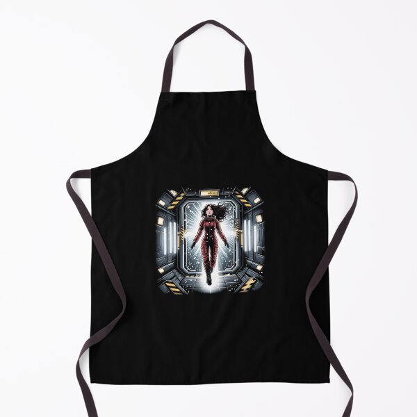 Item preview, Space Traveller in Zero Gravity by an Air Lock - Sci-fi designed and sold by Fenay Designs.
