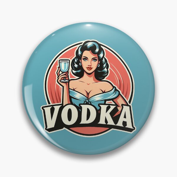 Artikelvorschau, Retro Beverage - Vodka entworfen und verkauft von MugshotsAndMore.