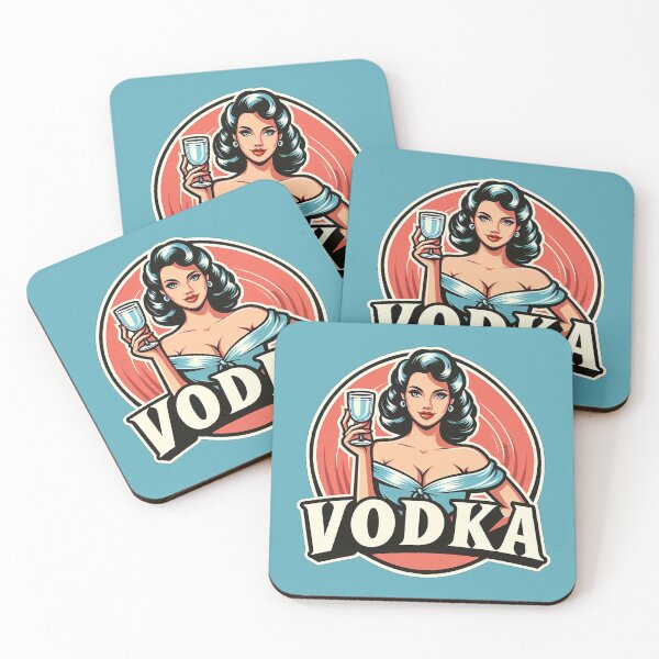 Artikelvorschau, Retro Beverage - Vodka entworfen und verkauft von MugshotsAndMore.