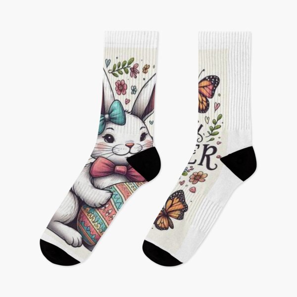 Item preview, Easter holiday cute rabbit  designed and sold by Hadebest-Design.