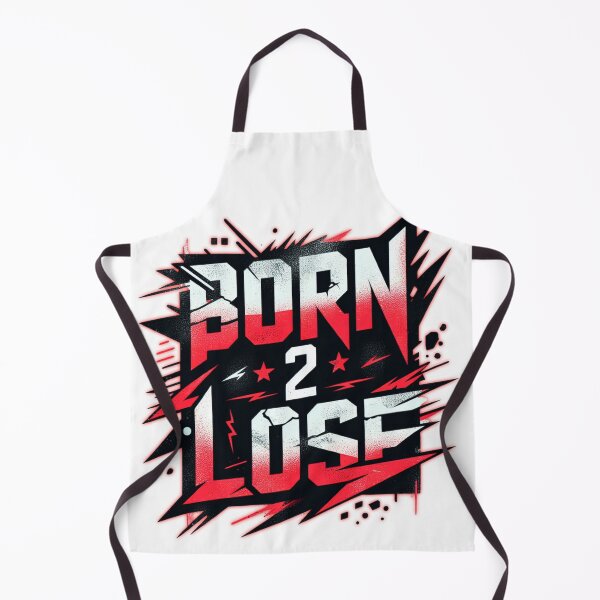Item preview, born 2 lose in colorful bold custom text designed and sold by Dying2win.