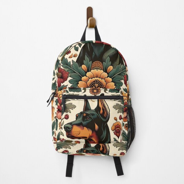Item preview, Dobermann in floral design. designed and sold by Drew-Drew.