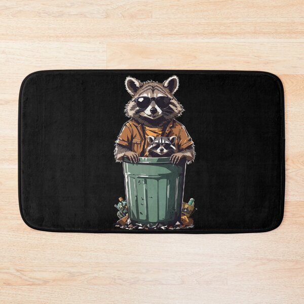 Item preview, Father and Child Raccoon Aesthetic Streetwear designed and sold by LuminOrb.