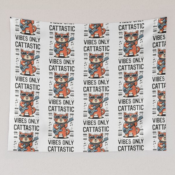 Item preview, Cattastic Vibes Only designed and sold by Krieghorn.