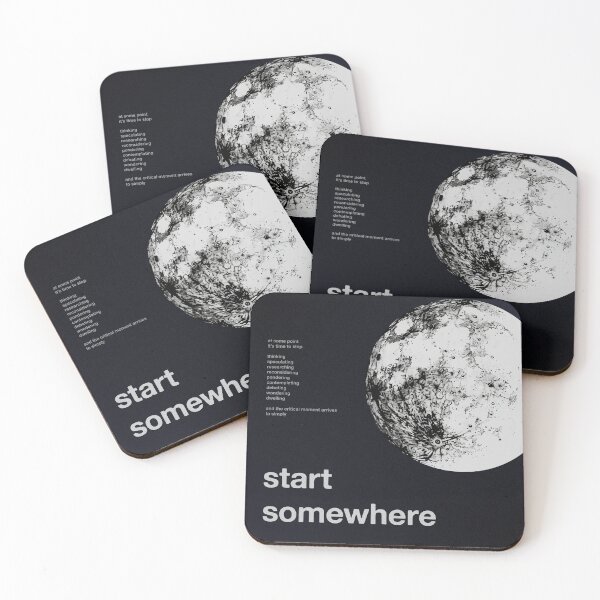 Item preview, Start somewhere 2.0 designed and sold by reflectiveoasis.