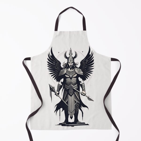 Item preview, Enlil: The Warrior Angel in Monochromatic Majesty designed and sold by HOMEDESIGNPRINT.