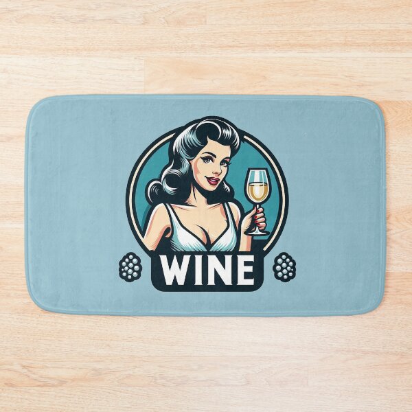 Artikelvorschau, Retro Beverage - White Wine entworfen und verkauft von MugshotsAndMore.