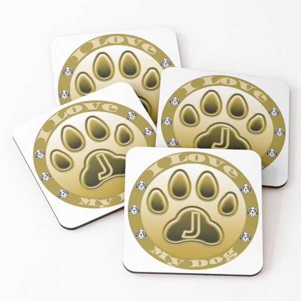 Item preview, Love Dog "J" designed and sold by RAA-Logo-Image.