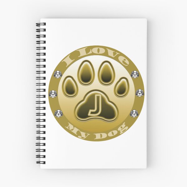 Item preview, Love Dog "J" designed and sold by RAA-Logo-Image.