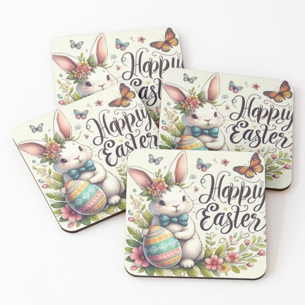 Item preview, Easter wishing rabbit  designed and sold by Hadebest-Design.