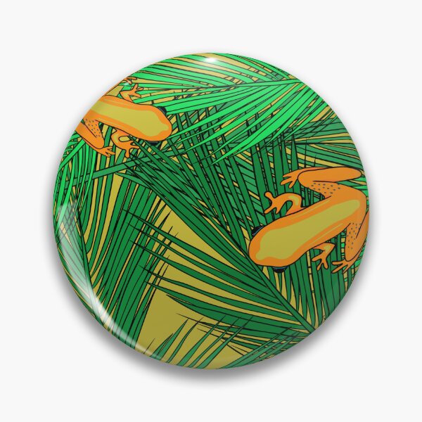 Item preview, Tree Frog Pattern in Banana Yellow designed and sold by Andrea Turner.