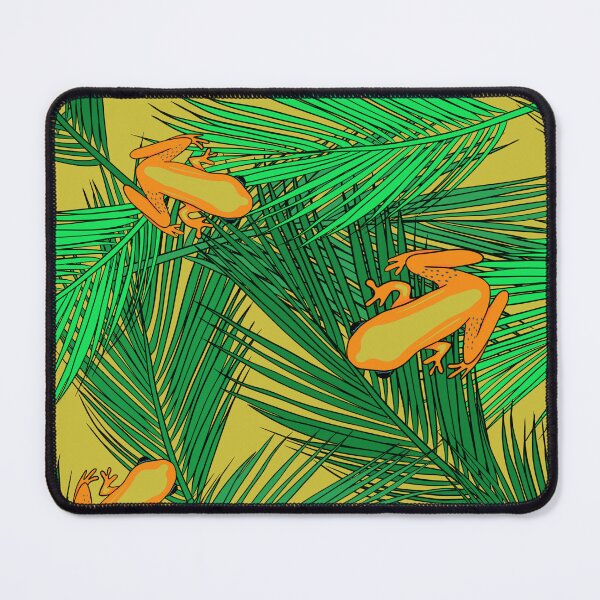 Item preview, Tree Frog Pattern in Banana Yellow designed and sold by Andrea Turner.