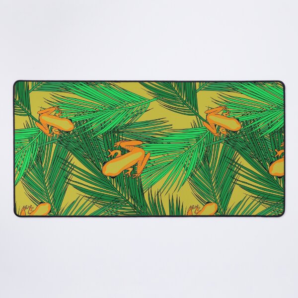 Item preview, Tree Frog Pattern in Banana Yellow designed and sold by Andrea Turner.