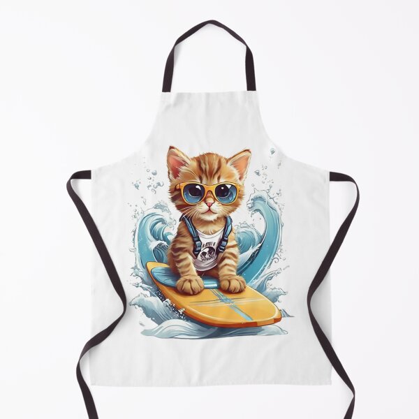 Item preview, Surfing Kitten designed and sold by likbatonboot.